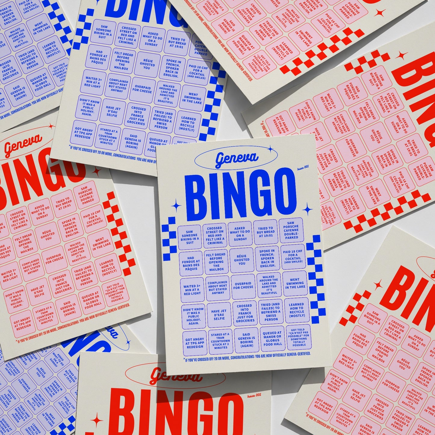 How Geneva Are You? Bingo