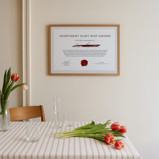 Régie MVP Geneva Award - Custom